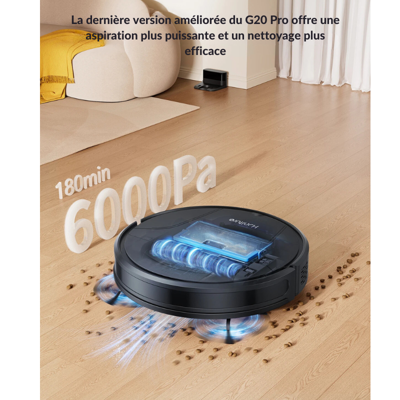 Aspirateur Robot 3 en 1 Honiture 6000pa Autonome