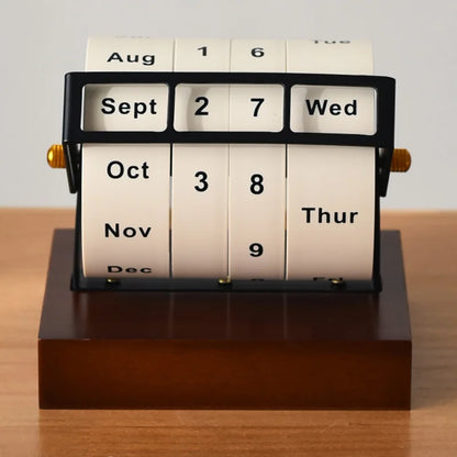 Calendrier rotatif DIY, pratique, décoratif pour bureau!