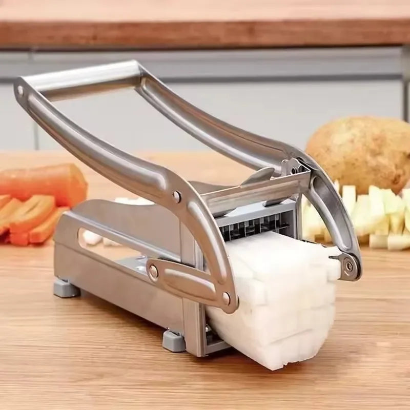 Versatile Stainless Steel French Fry &amp; Vegetable Cutter 