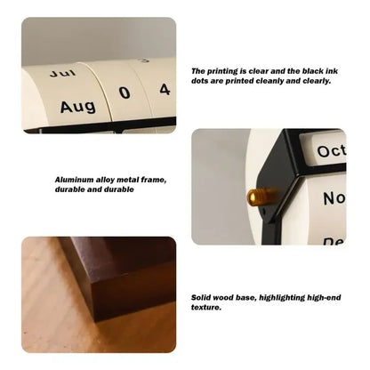 Calendrier rotatif DIY, pratique, décoratif pour bureau!