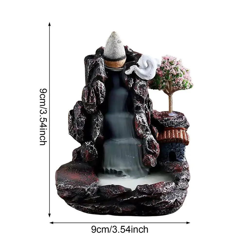 Zen ceramic incense burner, aromatherapy relaxing atmosphere