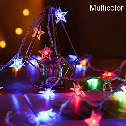 USB/Battery Powered LED Starry Garland Christmas Wedding Decoration