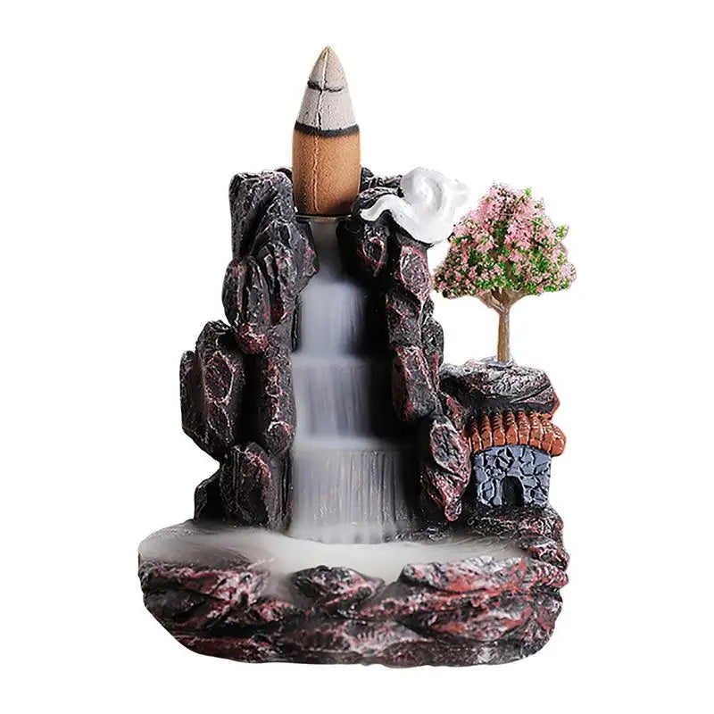 Zen ceramic incense burner, aromatherapy relaxing atmosphere