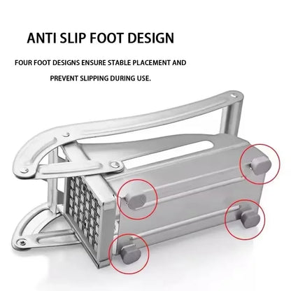 Versatile Stainless Steel French Fry &amp; Vegetable Cutter 