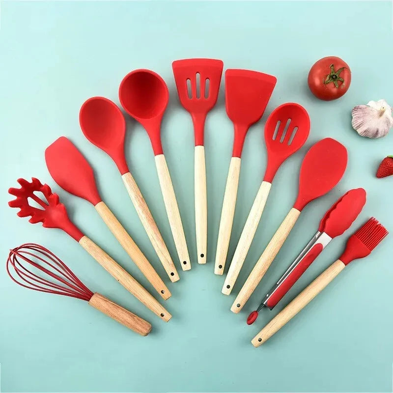 Spatule et Cuillère Résistantes aux Hautes Températures