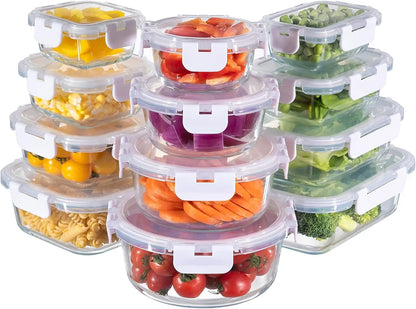 Microwave Safe Glass Storage Containers