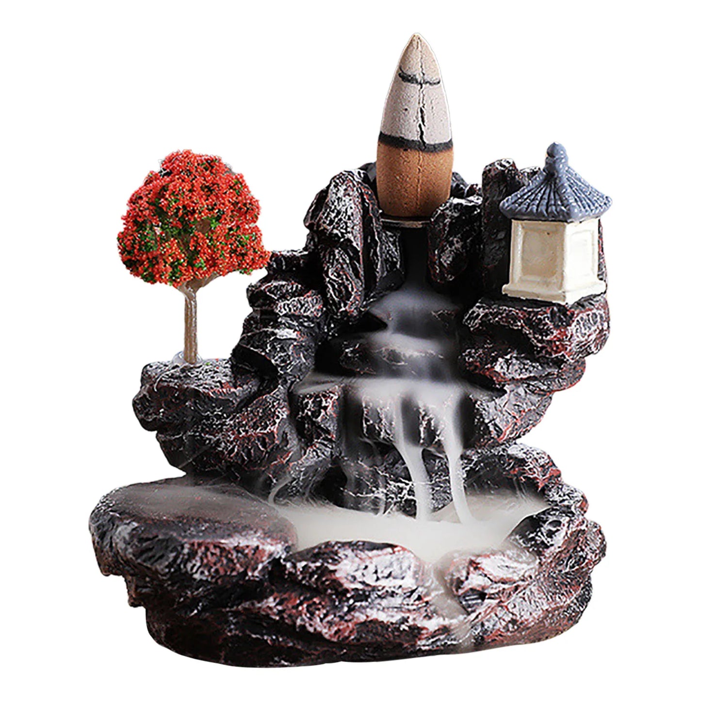 Zen ceramic incense burner, aromatherapy relaxing atmosphere