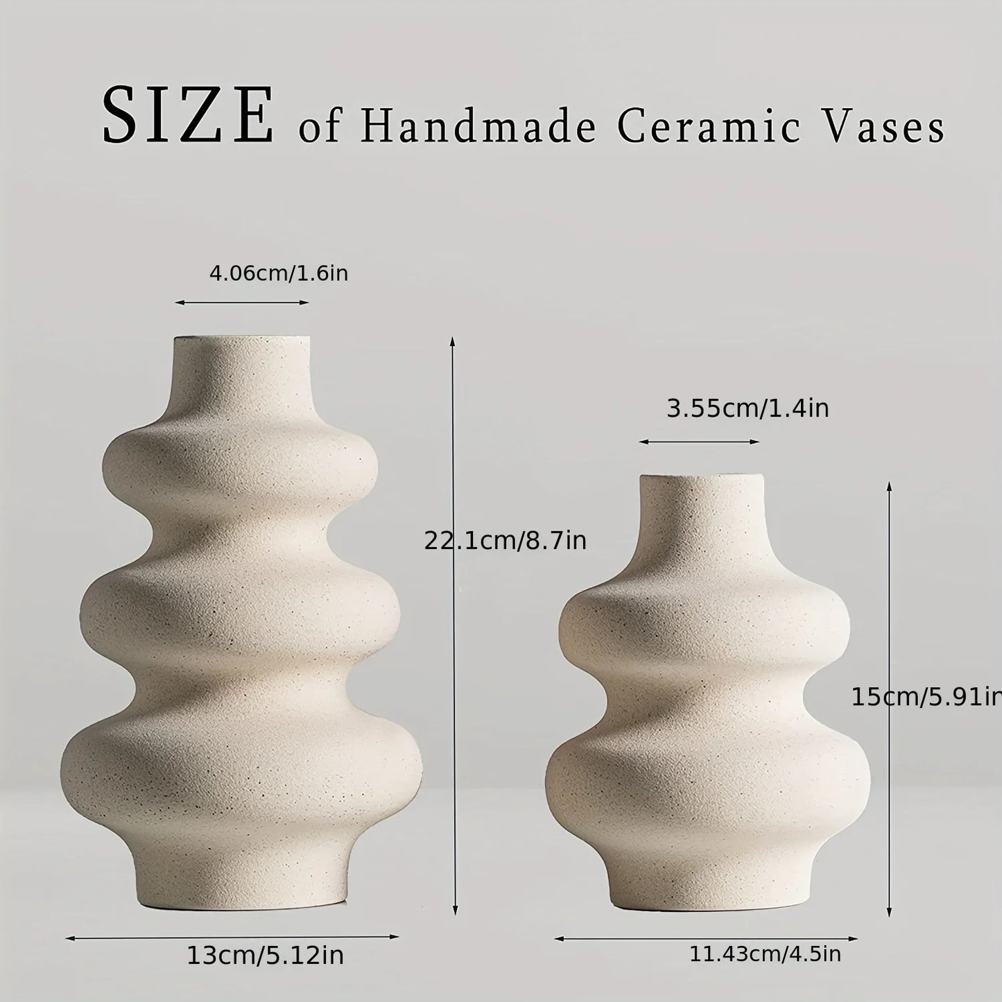 Modern Ceramic Vase | Bohemian Wedding &amp; Home Decoration